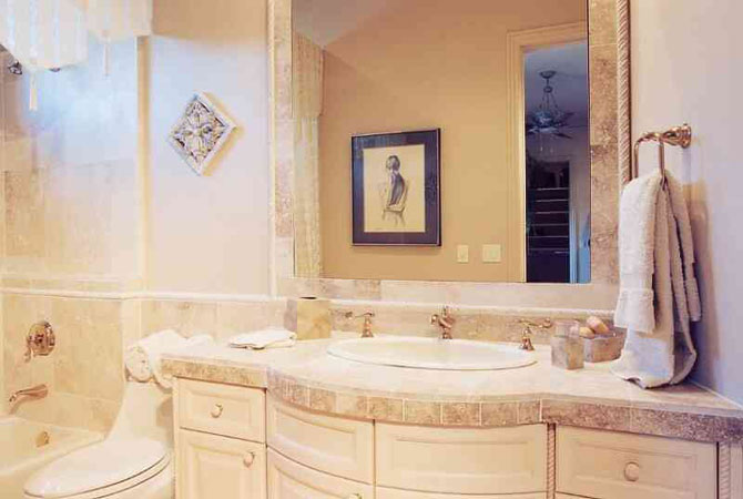 дизайн ванных комнат с гипсокартонными перегородками