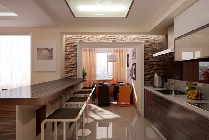 дизайн гостиной комнаты персикового цвета